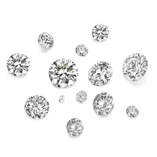 Fashewelry 50Pcs Tiny Cubic Zirconia Faceted Rhinestone Cabochons 1mm 2mm 3mm 4mm 5mm Clear Pointed Back Crystal Diamante Gems for Nail Art Craft Replacing Jewelry - color: Clear, size: 1mm/2mm/3mm/4mm/5mm-Zirconia