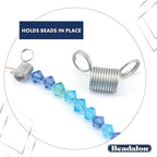 Beadalon Bead Stopper, Combo Pack, Pink Tips, 2 Large, 2 Small, 4 pc - size: Combo Pack, 4 pc