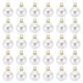 PATIKIL Pearl Charm, 100pcs Pearl Beads Faux Pearl Pendant Charm DIY for Jewelry Making Bracelets Earrings Necklace Crafts - color: Golden White, size: 10mm
