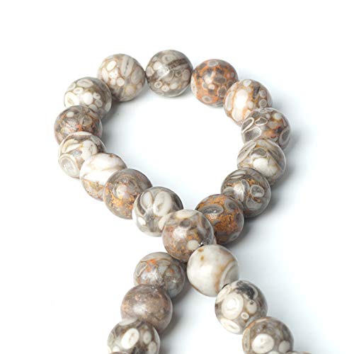 100Pcs Natural Stone 6mm Maifanite Round Loose Gemstone Energy Healing Beads Hole Size 1mm DIY Smooth Beads for Bracelet Necklace Earrings Jewelry Making - color: Maifanite, size: 6mm