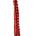 RayLineDo® 45Pcs 8mm Natural Red Agate Stone Round Beads Loose Beads Wholesale for Jewelry Making - color: Red Agate, size: 8mm