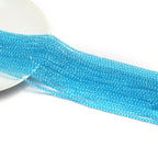 10 Strands Spinel Beads Artificial Faceted Small Round Loose Beads 3mm 15 inch for Jewelry Making Charms Necklace Bracelet - color: Blue