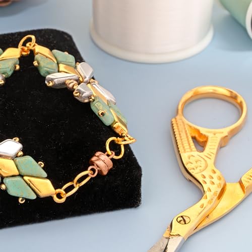 The Beadsmith Copper-Plated Clasps – Brass Jewelry Findings, 6 x 4.5 mm, 36 Set - color: Copper
