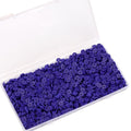 2000Pcs White Clay Beads Polymer Clay Spacer Beads Flat Bead 6mm Round Heishi Vinyl Bead for DIY Craft Gift Adults Bracelets Necklace Jewelry Making Earring Accessories Royal Blue - color: Royal Blue