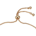 DanLingJewelry 10pcs Adjustable Slider Bracelet Slider Extender Chains Friendship Bracelets with Round Beads for Jewelry Making DIY 9 Inches(246mm) GG - color: StyleⅧ-10 pcs-Golden