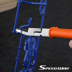 SPEEDWOX Wire Cutters 15 Angled Flush Cutters for Electronic Component Ultra-Sharp Diagonal Cutters Side Cutting Pliers Wire Snips for Jewelry Making Cutting Soft Wires, Electronics Zip Tes, Plastic - style: 15°angle