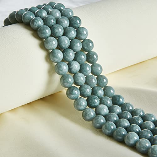 150pcs 6mm Burmese Jade Beads Natural Gemstone Beads Round Loose Beads for Jewelry Making - color: Burmese Jade, size: 6mm