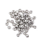 BEADIA Stainless Steel Spacer Beads 7x5mm Rondelle Loose Charm Caps Beads for DIY Jewelry Making 100pcs with 1.5mm Hole - color: 7x5mm 1.5mm