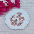 50 Pcs Natural Pearl Beads for Jewelry Making AAA 8-9 mm No Holes Natural Genuine Real Freshwater Cultured Pearl Oval Pearls Beads Loose Gemstone Bead Crafts Gift for Women,DIY Gifts. - color: 8-9 mm no holes.