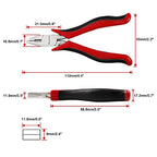 SPEEDWOX Mini Combination Pliers, 4.5 Inches with Box Joint Construction, Jewelry Making Pliers with Spring for Arts & Crafts, Mechanical Work & Small Electronics - style: Lineman Pliers