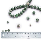 BEADIA Natural African Jade Stone Round Loose Semi Gemstone Beads for Jewelry Making 10MM 38PCS - color: African Jade, size: 10mm
