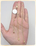 MKCYD Necklace Extender and Magnetic Necklace Clasp, Magnetic Clasps for Bracelet Extenders Gold Chain Extension for Jewelry Repair Kit - color: 14Pcs Gold