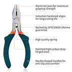 SPEEDWOX Mini Lineman's Pliers Thin Precision Jewelry Wire Cutters 4-1/2 Inches Multi Use Combination Pliers Convex Shoulder Small Side Cutters Micro Fine Linesman Plier Beading Tool Hobby Craft - style: Lineman's Pliers
