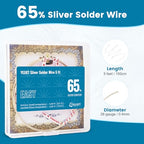 Silver Solder Wire Easy Silver Solder 26 Gauge For Jewelry Repair Silver Repair 5 FT - color: Easy Solder, size: 26 Gauge 5 Ft