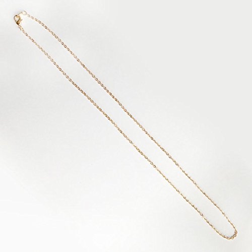 10PCHN 10pcs 17.5inch 16K Gold Plated Finished Cable Chain Necklace Bulk Discount Jewelry Supply - color: Gold