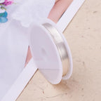 1 Roll 9.84 Feet(3m) 20 Gauge Round Copper Jewelry Bendable Wire Long-Lasting Plated Jewelry Wire Soft Artistic Wires Copper Metal Beading for Jewelry Making Crafts,Silver Color Plated - color: 20 Gauge,Silver Color Plated