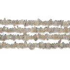 PLTbeads 5-8mm Natral Healing Gemstone Waist Bracelets Necklace Kit Irregular Stone DIY Crafts Design Jewelry Making 1 Strand per Bag Approxi 34 inch (Labradorite Chips) - color: labradorite Chips