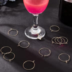 Beebeecraft 1 Box 100Pcs 25mm Wine Glass Charm Rings 18K Gold Plated 316 Stainless Steel Open Round Beading Earring Hoops Findings Supplies for Jewelry Making DIY Craft Kit - color: Gold, size: 25mm