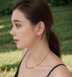 Gold Paperclip Chain Necklace for Women 10pcs 18inch 3X9mm Gold Chains for jewelry Making Stainless Steel Filled 18K Gold Plated Chains Bulk Adjustable Link Chains - size: 18inch 10pcs