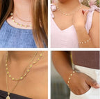 KYUNHOO 16.4 Feet/5M Daisy Flowers Link Chain KC Gold Plated Brass Chain for Jewelry Making Dainty Chain Bulk for Jewelry Craft DIY Finding Supplies - color: Daisy Gold