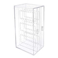 Isaac Jacobs 2 Drawer Acrylic Earring Holder, Jewelry Organizer Case (Holds up to 48 Pairs)