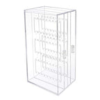Isaac Jacobs 2 Drawer Acrylic Earring Holder, Jewelry Organizer Case (Holds up to 48 Pairs)