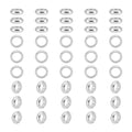 UNICRAFTALE 100pcs 6mm Metal Spacer Beads Stainless Steel Loose Beads Large Hole Spacer Bead Smooth Surface Loose Beads Finding for DIY Bracelet Necklace Jewelry Making Craft, Hole 4mm - size: 6mm