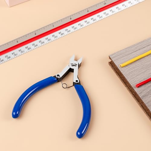 Mr. Pen 5 Inch 5 Pack Wire Cutters - Diagonal, Flush, Side, Nippers, Cutting Pliers - color: Blue, size: 5 inch, 5 Pack