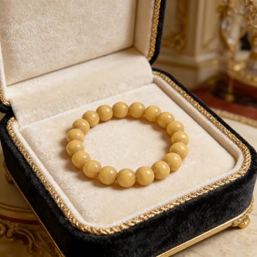 Handmade 8mm Beaded Bracelets For Men Protection Bracelet For Women Chakra Feng Shui Stretchy Handmade Lucky Money Stretchy Crystal Bracelets Best Gifts - color: Simulated Golden Tiger