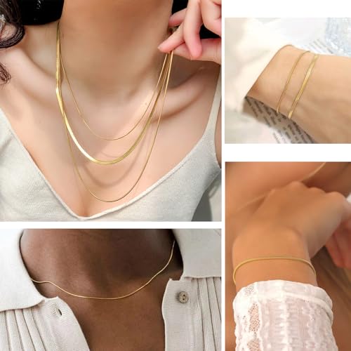 33 Feet Gold Snake Chains Roll, 1mm 18K Gold PVD Plated 304 Stainless Steel Round Snake Chain Bulk Spool for Jewelry Making DIY Craft - color: 1mm Gold Round Snake Chains