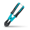 DURATECH 8-inch Mini Bolt Cutter with Bi-Material Ergonomic Handle Grip, Security Lock, Chrome Vanadium Steel Blade for Wire, Cables, Chains, Small Screws - size: 8"