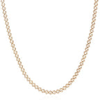 Dremmy Studios Dainty Gold Choker Necklace for Women 14K Gold Plated Coin Disc Figaro Layered Beaded Flat Mariner Sideways Cross Wishbone Link Clavicle Necklaces - style: 4.8mm Curb Chain
