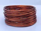 15 Gauge Anodized Aluminum Wire 49 Feet for Jewelry Making Craft DIY（1.5mm,Copper,41518） - color: Copper, size: 15 Gauge