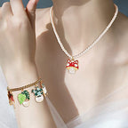 24 Pieces Mushroom Enamel Charm Pendant Plants Alloy Enamel Charm Mixed Shape Pendant for Jewelry Necklace Bracelet Earring Making Crafts