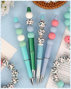 100 Pcs 15mm Silicone Beads for Keychain Making, Butterfly Silicone Beads Bulk Round for Bracelets Pens Crafts Jewelry Making (Butterfly) - color: Butterfly