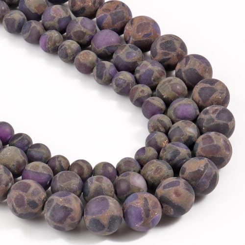 Matte Cloisonne Jasper Beads 6mm 60 Pcs Stone Beads for Jewelry Making Large Beads Bracelet Keychain Loose Round Smooth Gemstone Beads Necklace Earrings DIY Arts and Crafts Natural Stone Beads ﻿ - color: Matte Cloisonne Jasper, size: 6mm