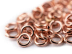 The Bead Chest Copper 4mm Round Open Jump Rings, Pack of 100 - color: Copper, size: 4mm