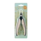 Beaditive Micro Wire Cutter – Natural Cream Flush Cutter for Beading, Jewelry Making & Crafting – Precision 5” High Carbon Steel with Ergonomic TPR Grip