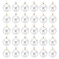 PATIKIL Pearl Charm, 100pcs Pearl Beads Faux Pearl Pendant Charm DIY for Jewelry Making Bracelets Earrings Necklace Crafts - color: Golden White, size: 18mm