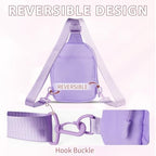 YOOLIFE Gifts for Women, Girls Birthday Gift Trendy Stuff | Pink Crossbody Fanny Packs for Teen Girl Crossbody Bag Sling Bag Birthday Gifts for Sister Girlfriend Daughter Granddaughter Sister(Pink D) - color: Pink, style: D