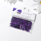 Raicegs 100pcs 4mm Amethyst Beads Natural Gemstone Beads Round Loose Beads for Jewelry Making DIY Bracelets Necklace - color: Amethyst, size: 4mm Round