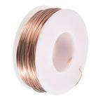 uxcell Soft Copper Wire (22 Gauge, 164 FT), 99.9% Pure Bare Copper Wire 0.6mm Solid Craft Wire for DIY Crafting Gardening Decoration (50Meter) - size: 22 Gauge x 164 FT