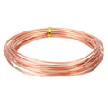 PATIKIL 99.9% Pure Copper Wire for Jewelry Making, 14 Gauge (1.6mm) Copper Craft Wire 14.8 Feet Beading Jewelry Making Supplies for Crafting Wreath Electroculture Gardening - size: 14 Gauge x 14.8 Feet