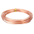 PATIKIL 99.9% Pure Copper Wire for Jewelry Making, 14 Gauge (1.6mm) Copper Craft Wire 14.8 Feet Beading Jewelry Making Supplies for Crafting Wreath Electroculture Gardening - size: 14 Gauge x 14.8 Feet