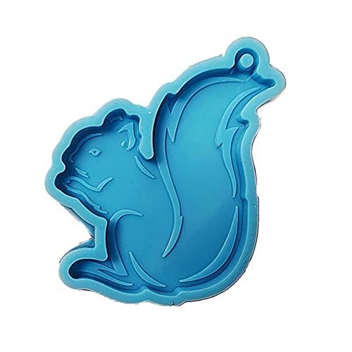 Super Glossy Koala Squirrel Silicone Resin Mold DIY Keychain Necklace Pendant Jewellery Making Mould Epoxy Resin Mold