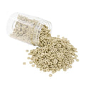 Mandala Crafts Beige Heishi Beads 6mm – 3000 Flat Polymer Disc Clay Beads for Adult Jewelry Making Spacer Beads, Bracelets, Necklaces, and Earrings - color: Beige, size: 6mm 3000 PCs