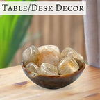 Amazing Gemstone Citrine Crystal Tumbled Stones Polished Rocks - Natural Gem Stones for Healing - DIY Crystals for Protection (1 Piece) - color: Citrine