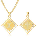 LETFLY Initial Necklaces for Women Men, 18K Gold Plated Letter Cross Pendant Necklace Alphabets A-Z Figaro Chain Jewelry Gifts - color: Rhombic, style: Letter K