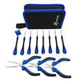 Precision Repair Tool Set, 12-Piece Electronics & Jewelers Repair Kit with Precison Screwdrivers, Mini Pliers, Demagnetizer, Small Tool Kit for PC, Laptop, Phone Repair, Includes Compact Storage Pouch