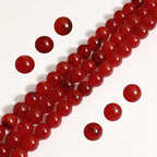 35pcs 10mm Red Dragon Vein Agate Agate Beads Natural Gemstone Beads Round Loose Beads for Jewelry Making - color: Red Dragon Vein Agate, size: 10mm